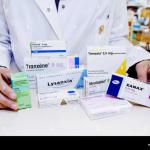 Xanax, Neurol, Frontin, Rivotril, Diazepam, Lexaurin, Valpro�t,