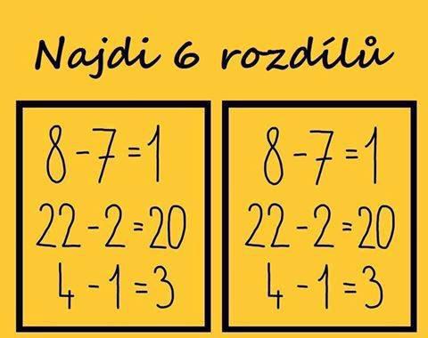 Najde 6 rozdl?.-o)