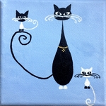 Ru�n� malovan� obr�zek s&nbsp;ko�kou v&nbsp;d�rkov�m balen�