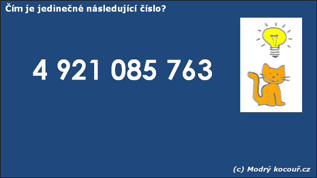 Kvízouř 21: Čím je jedinečné následující číslo?