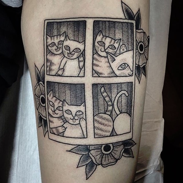 Koi tetovn / Cat tattoo